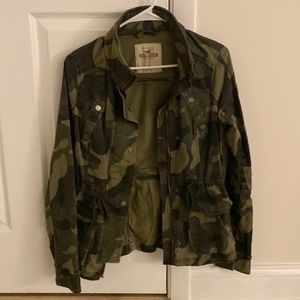 Hollister camo Jean jacket